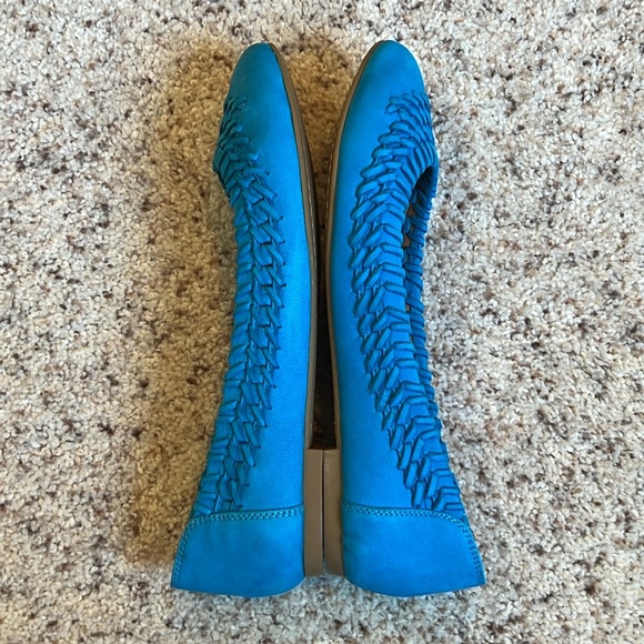 Lucky Brand Phoene Capri Blue Flats - Picture 6 of 12